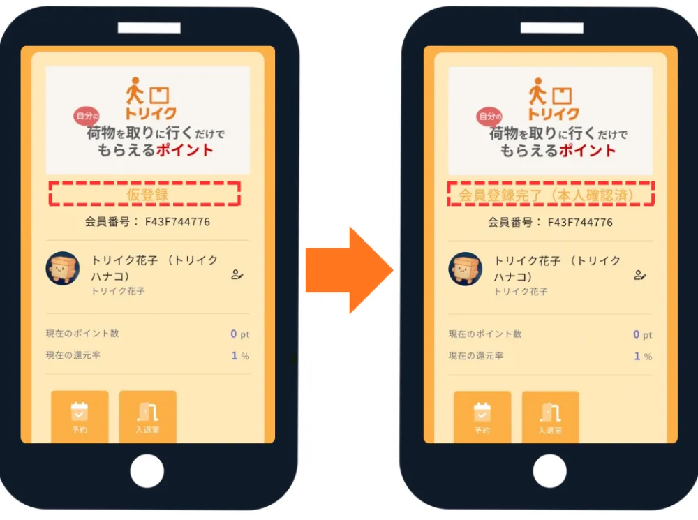 STEP 2 会員ランク確認